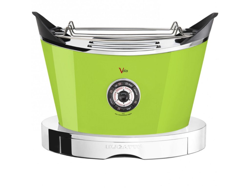 Brödrost VOLO 32 cm, äppelgrön, rostfritt stål, Bugatti