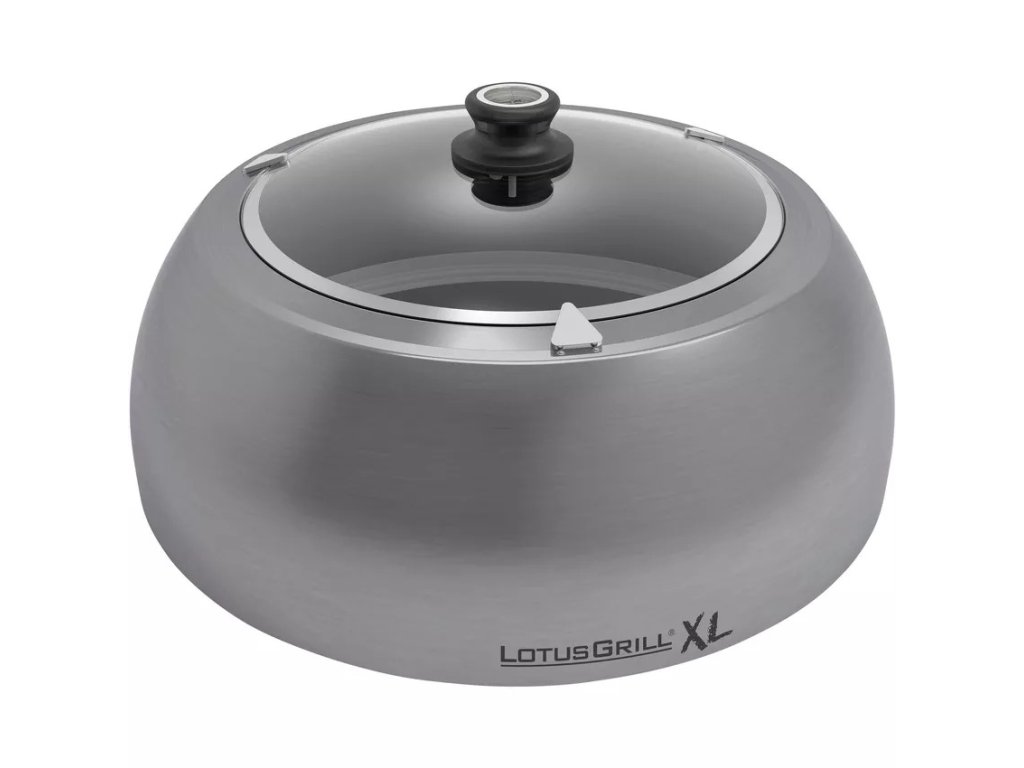 Grillkåpa LOTUSGRILL XL 43,5 cm, rostfritt stål, LotusGrill