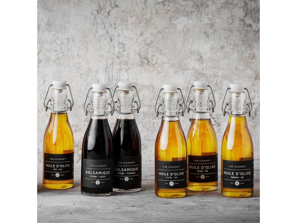 Extra jungfruolja 200 ml, basilika, Lie Gourmet