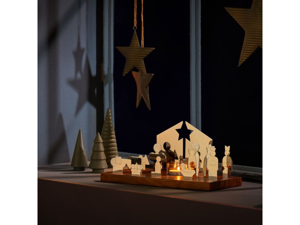 Bethlehem BETHLEHEM 37 cm, trä/rostfritt stål, Philippi