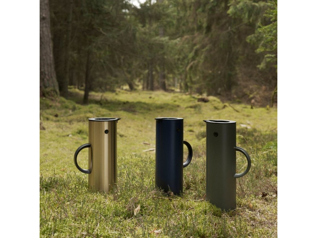 Termoskanna EM77 1 l, soft dark forest, plast, Stelton