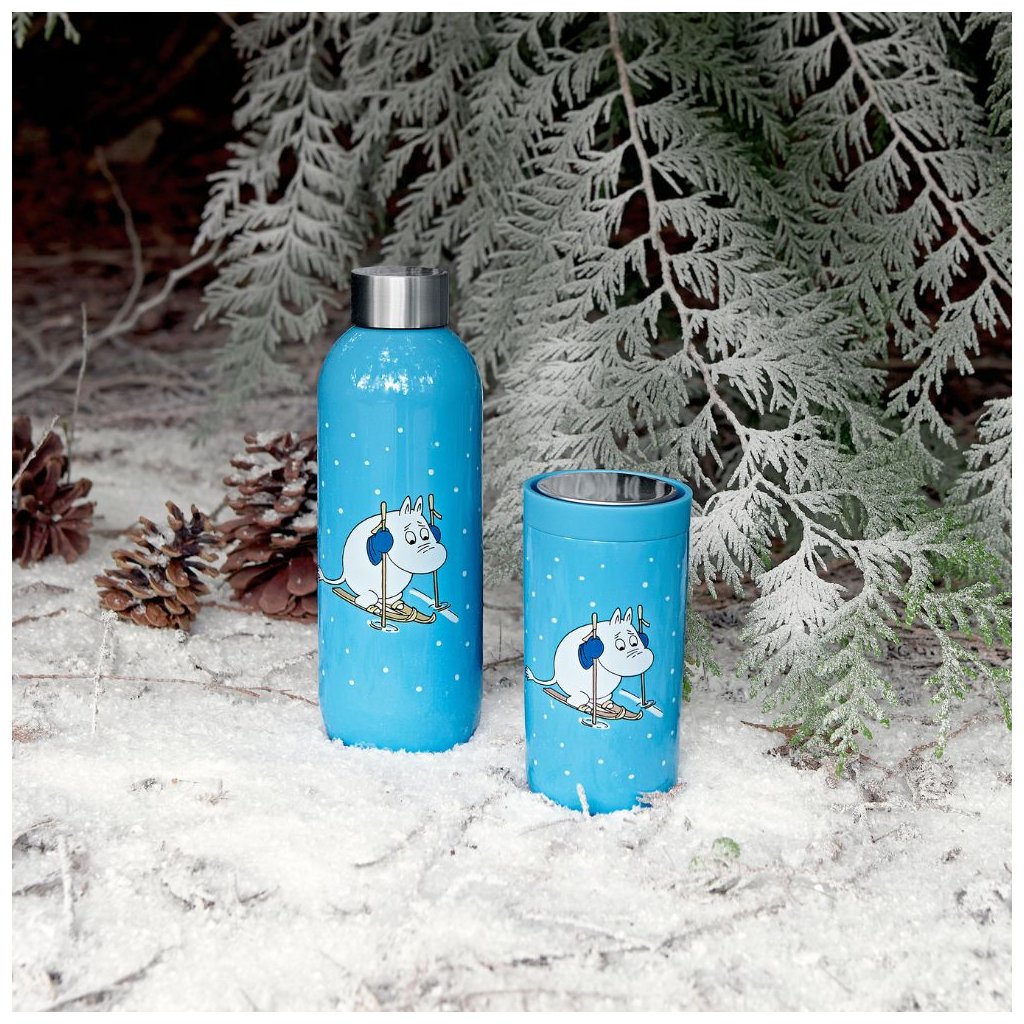 Resemugg TO GO CLICK MOOMIN 200 ml, ljusblå, Stelton