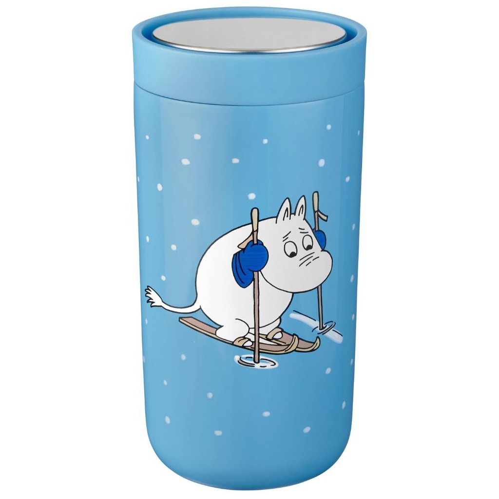 Resemugg TO GO CLICK MOOMIN 200 ml, ljusblå, Stelton