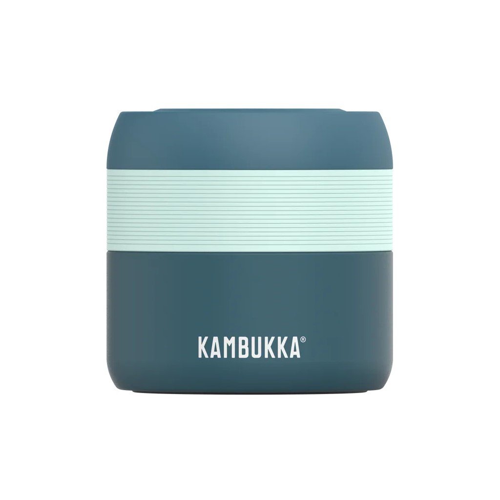 Termosbehållare BORA 400 ml, deep teal, rostfritt stål, Kambukka
