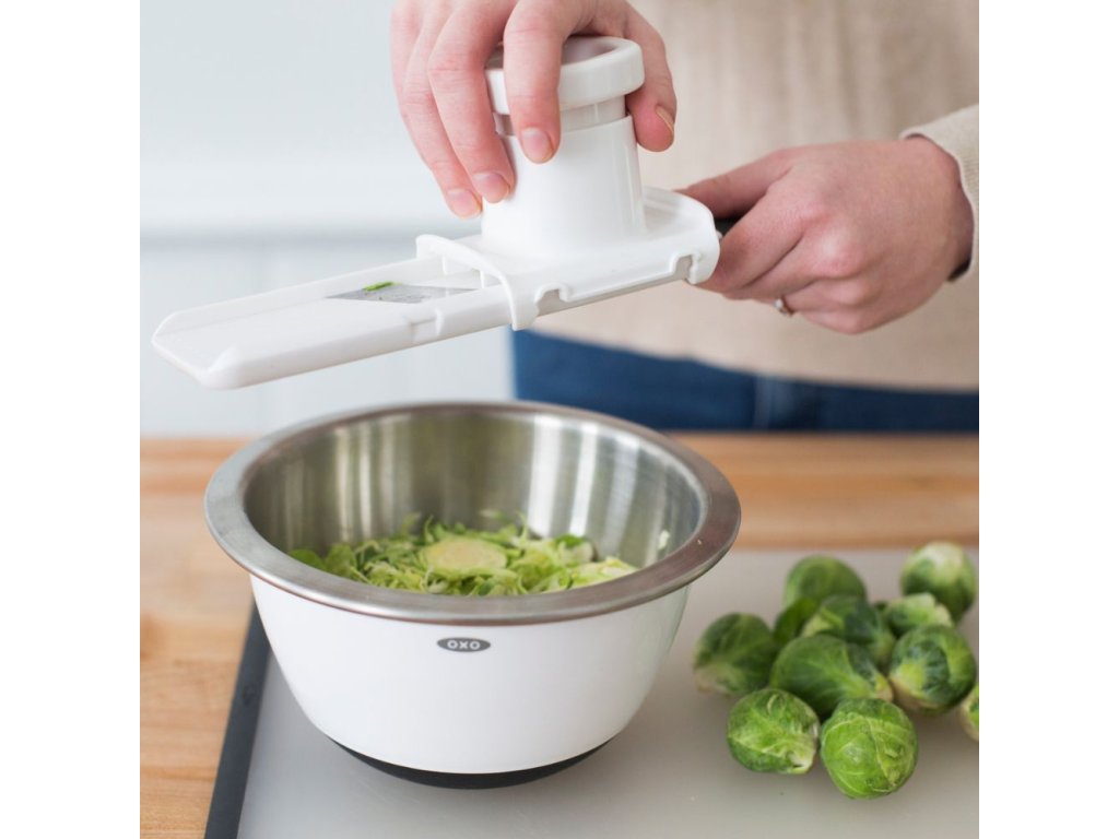 Mandolinskärare GOOD GRIPS 29 cm, vit, plast, OXO