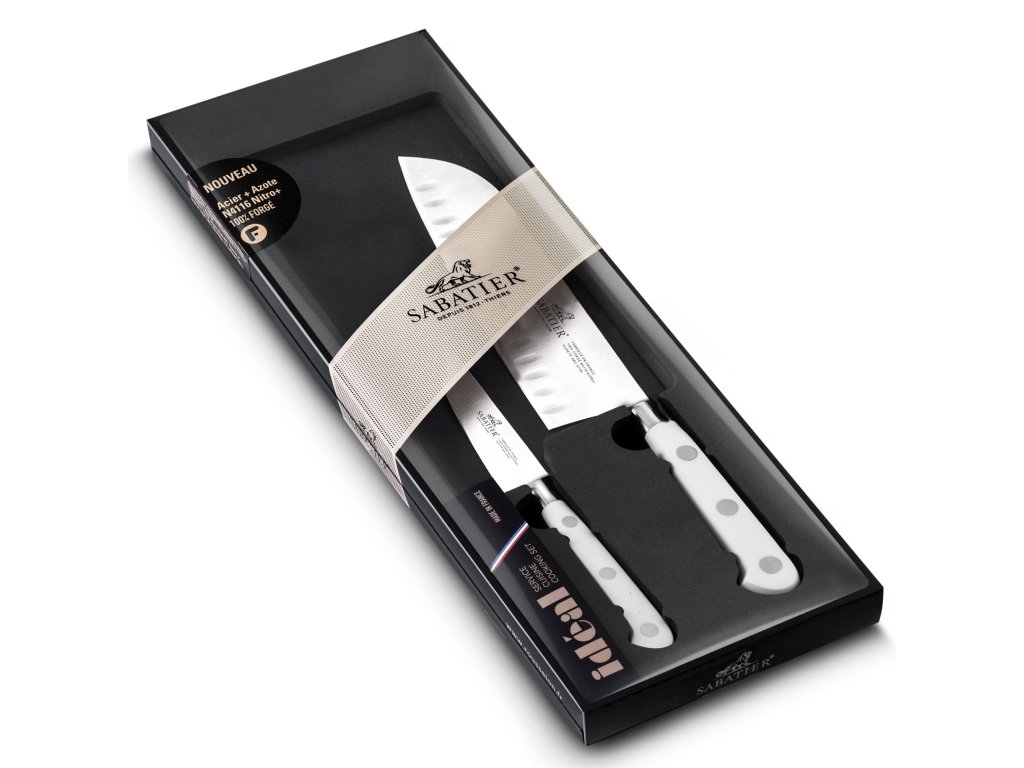 Knivset TOQUE EXOTIQUE, set i 2, nitar i rostfritt stål, Lion Sabatier