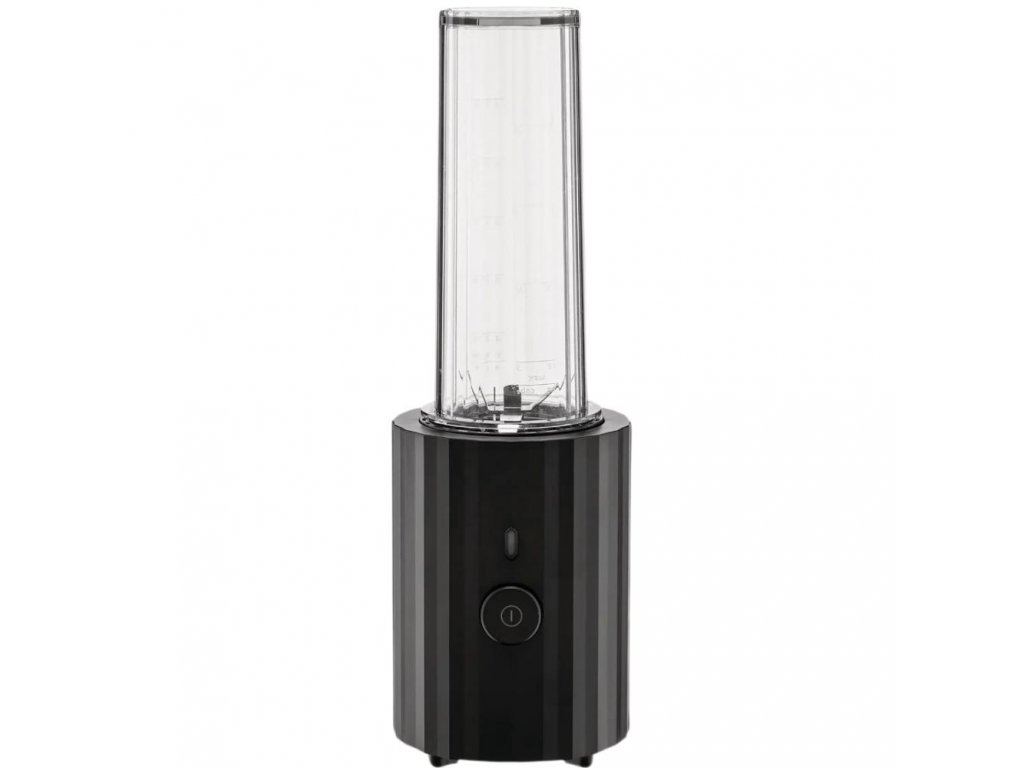 Smoothie-maskin PLISSÉ 550 ml, svart, plast, Alessi