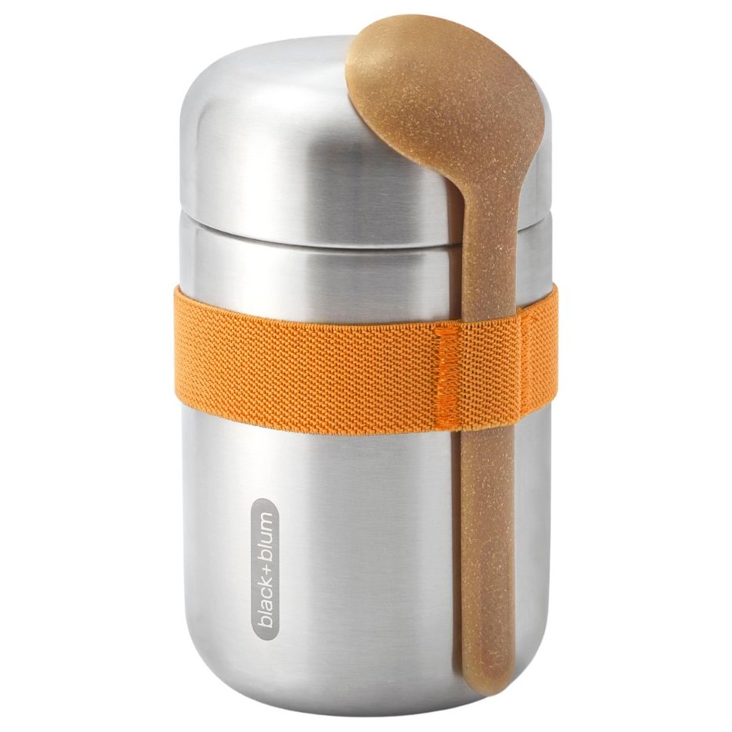Lunchlåda 400 ml, orange, rostfritt stål, Black+Blum