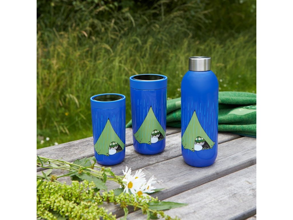Termosflaska TO GO CLICK MOOMIN 750 ml, blå, Stelton