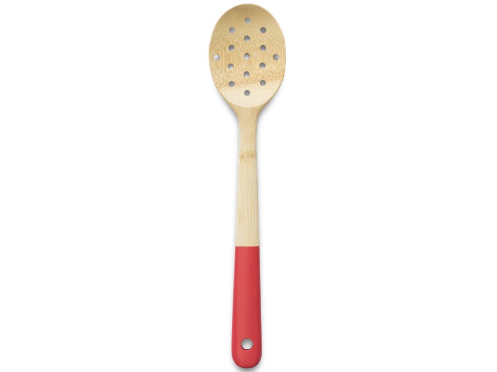 Hålslev NBA137 30 cm, perforerad, bambu, röd, Pebbly
