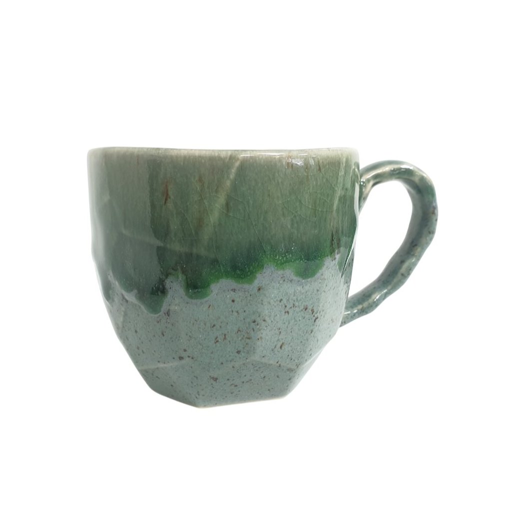 Mugg ORIBE 250 ml, grön, keramik, MIJ