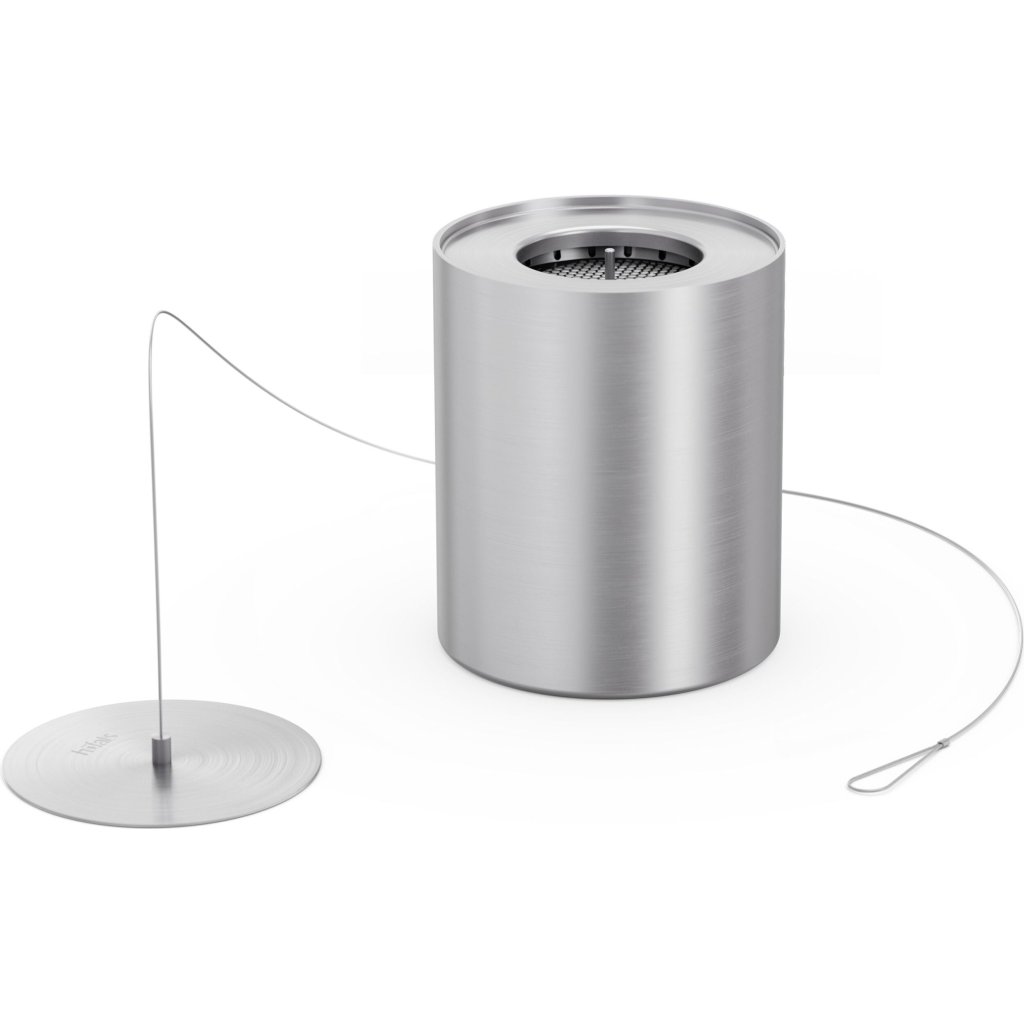 Biobrännare SPIN 900, silver, rostfritt stål, Höfats