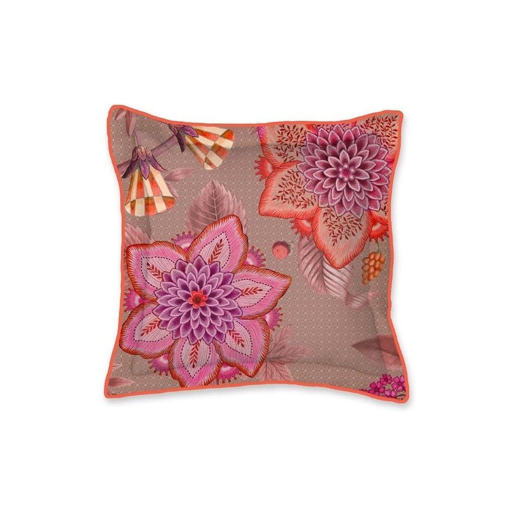 Prydnadskudde VIVA LA VIDA 45 x 45 cm, rosa, bomull, Pip Studio