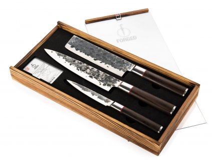 Knivset SEBRA, 3 st, Forged