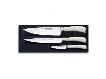 Knivset CLASSIC IKON CREAME, 3 st, Wüsthof