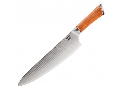 Kockkniv SOK OLIVE SUNSHINE DAMASCUS 23 cm, Dellinger