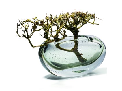 Vas AMARA 15 cm, grön, glas, Philippi