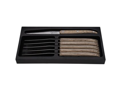 Stekknivset INNOVATION, 6 st, ekhandtag, Laguiole
