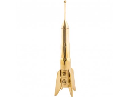 Middagsljusstake COSMIC DINER LUNAR 24 cm, mässing, Seletti