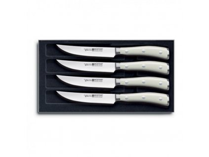 Set med 4-delade stekknivar Classic Ikon creme WÜSTHOF