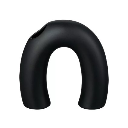 Vas KAGETSU 12 cm, svart, stengods, Blomus