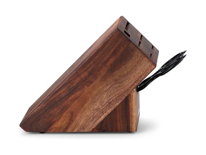 Knivblock, för 9 knivar, oljat akaciaträ, Continenta