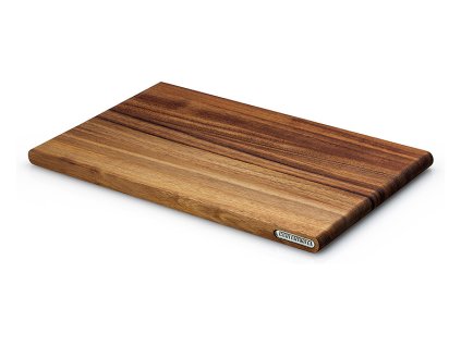 Skärbräda 36 x 23 cm, brun, trä, Continenta