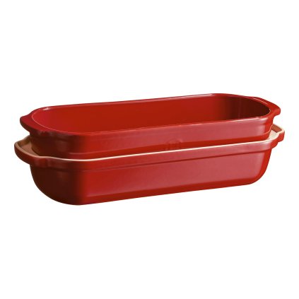 Brödform 39 cm, vinröd, keramik, Emile Henry