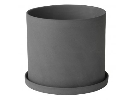 Blomkruka NONA, 12,5 cm, mörkgrå, Blomus