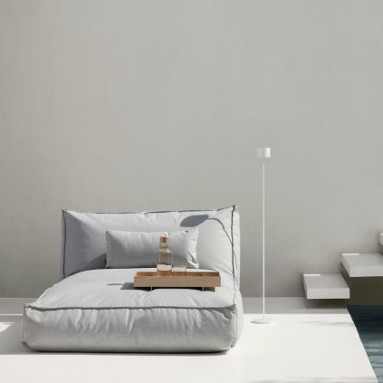 Bärbar golvlampa FAROL 115 cm, LED, grå, Blomus