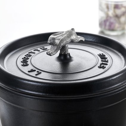 Lockhandtag RABBIT, silver, Staub