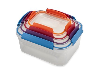 Köksförvaringsburk NEST LOCK 4 81090, set i 4 delar, plast, Joseph Joseph