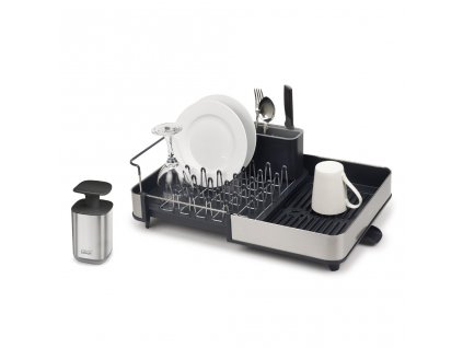 Disktorkställ RETHINK YOUR SINK, med diskmedelsdispenser, hopfällbar, Joseph Joseph