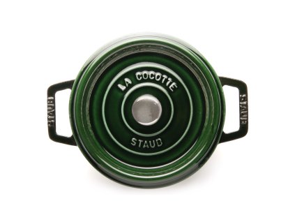 Gryta 26 cm, rund, basilika, gjutjärn, Staub