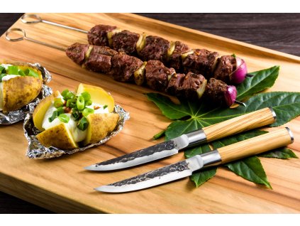 Köttkniv OLIVE, set i 4 delar, Forged