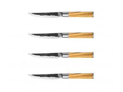 Köttkniv OLIVE, set i 4 delar, Forged