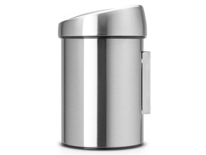 Soptunna med trycklock TOUCH BIN 3 l, fingertålig, matt stål, Brabantia