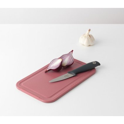 Skärbräda 25 x 16 cm, rosa, plast, Brabantia