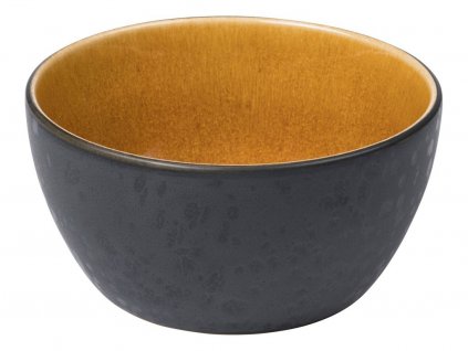 
                    
                          Serveringsskål 12 cm, svart/bärnsten, Bitz                    
                