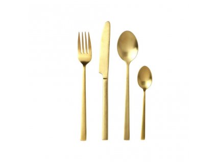 Matbestickset, 16 st, gyllene, Bitz