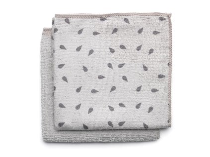 Mikrofiberduk, set i 2 delar, ljusgrå, Brabantia