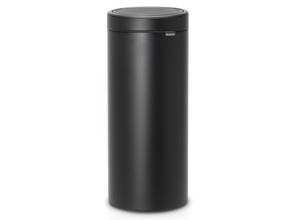 Soptunna med trycklock TOUCH BIN NY 30 l, matt svart, Brabantia