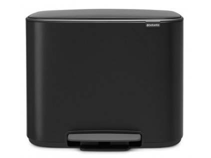 Pedal-soptunna BO 36 l, mattsvart, Brabantia