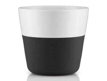 Mugg 230 ml, set i 2 delar, med silikonöverdrag, kolsvart, Eva Solo