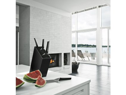 Knivblock ANGLED, svart, Eva Solo
