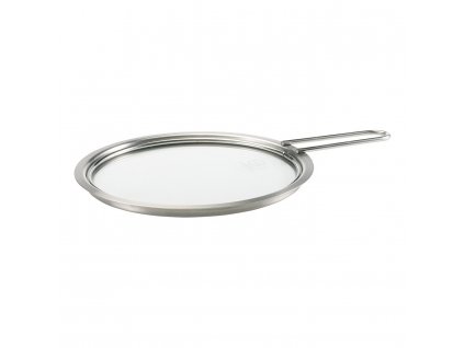 Kastrullock EVA TRIO 16 cm, platt, glas, Eva Solo