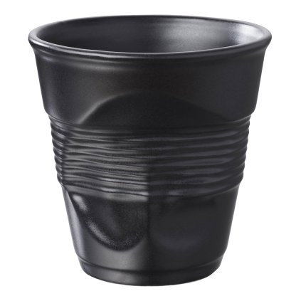 Espressokopp FROISSÉS 80 ml, satinsvart, porslin, REVOL