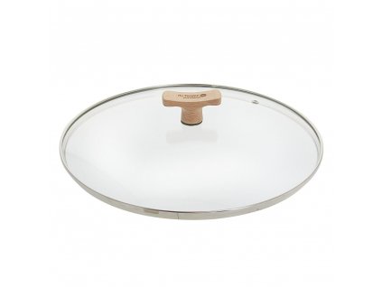 Gryt/pannlock 32 cm, med trähandtag, de Buyer