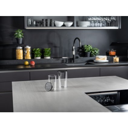 Måttkanna, set i 2 delar, 400 ml/600 ml, med lock, Bamix