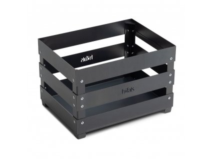Eldgrop Låda CRATE 40×30×27 cm, cortenstål, Höfats